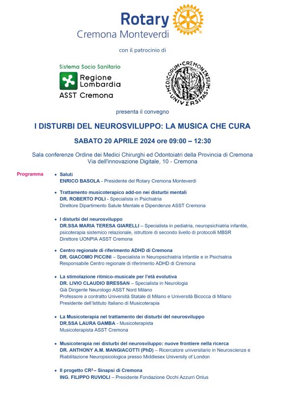 Musicoterapia e disturbi del neurosviluppo